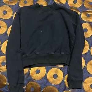 TNA Black Cropped Sweatshirt